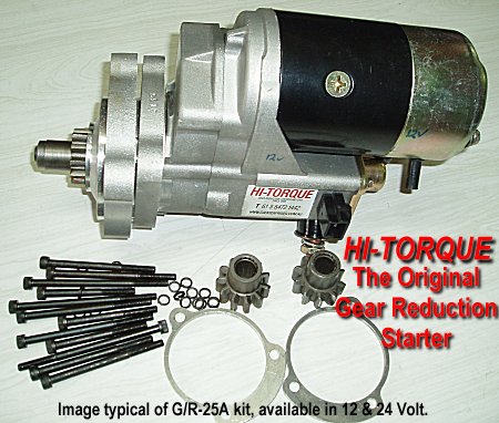 Universal Kit A Suits 10 - 11 - 13 tooth 24v 4.5Kw 3 Hole Mount LHS or RHS Mounting