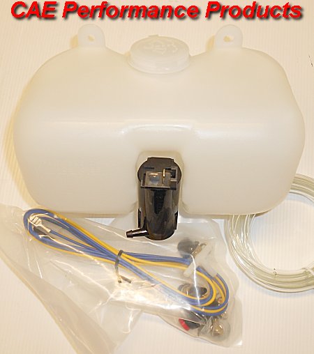 ACCESSORIES - UNIVERSAL WASHER BOTTLE. Includes Motor Horizontal Bottle