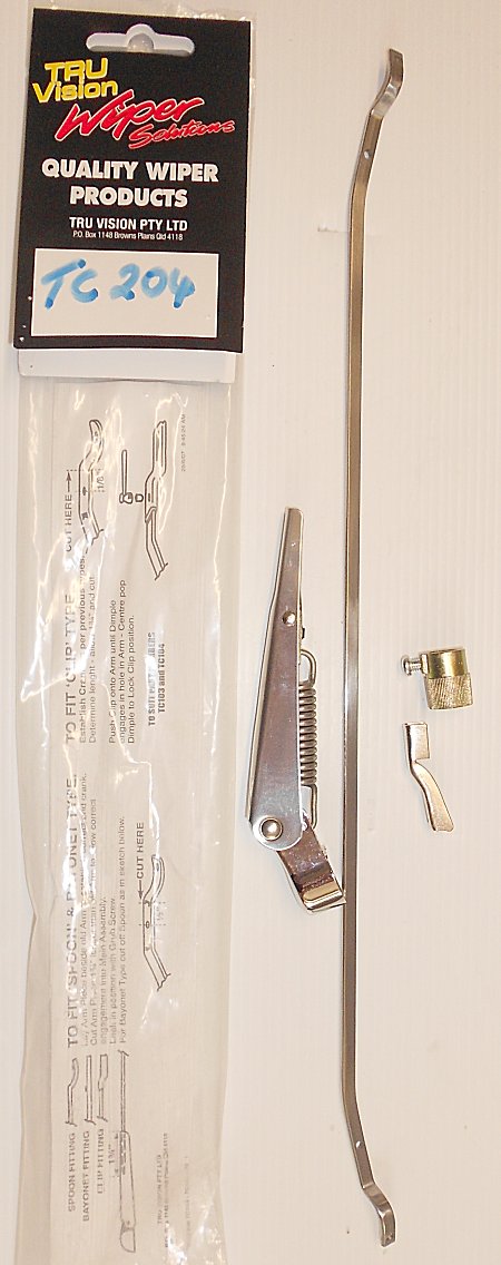 ACCESSORIES - POLISHED STAINLESS STEEL WIPER ARMS - SPOON TYPE FITTING