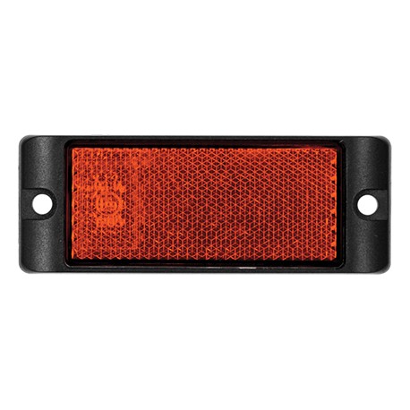 LED LAMP - Reflector Amber - Twin Pack - 93mm x 35mm x 7mm - Single Blister