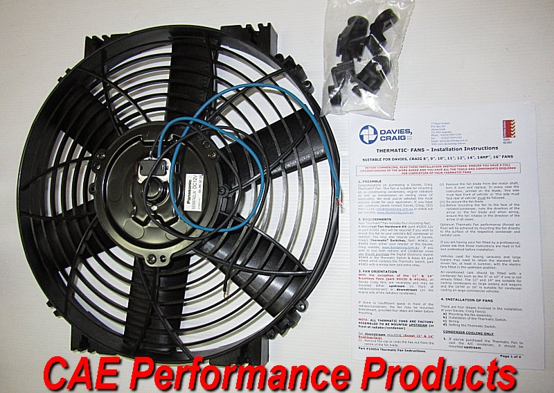 Thermatic Fan Effective cooling for your vehicle 12V 12in. diameter