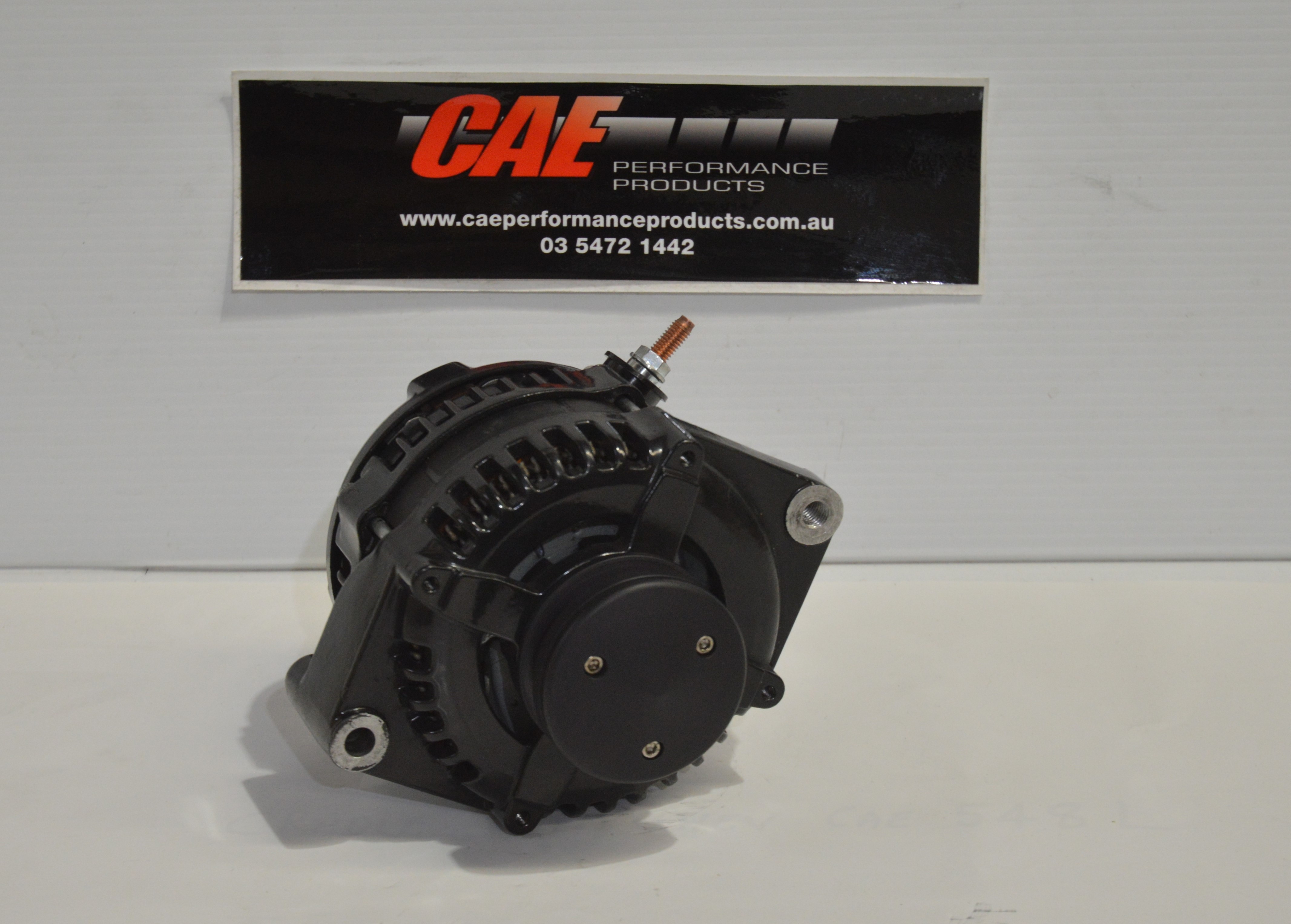 Hi-Tech Alternator Suit Chevrolet Small & Big Block - Holden 308-304 and 253 Red-Blue and Black 6Cyl - Ford V8 & 6cyl -Black finish. Charges 270amps at 14 volts