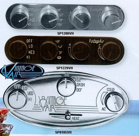 Polish Face and Knobs - 4 Knob Streamline Panel 5.318in. wide x 1in. tall