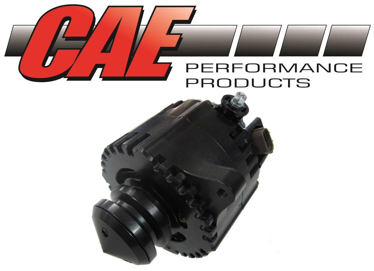 Hi-Tech Alternator Suit Chrysler 6 Cylinder 245-265 Hemi & V8 Engines 318-360 & 383-440 - Black Anodised