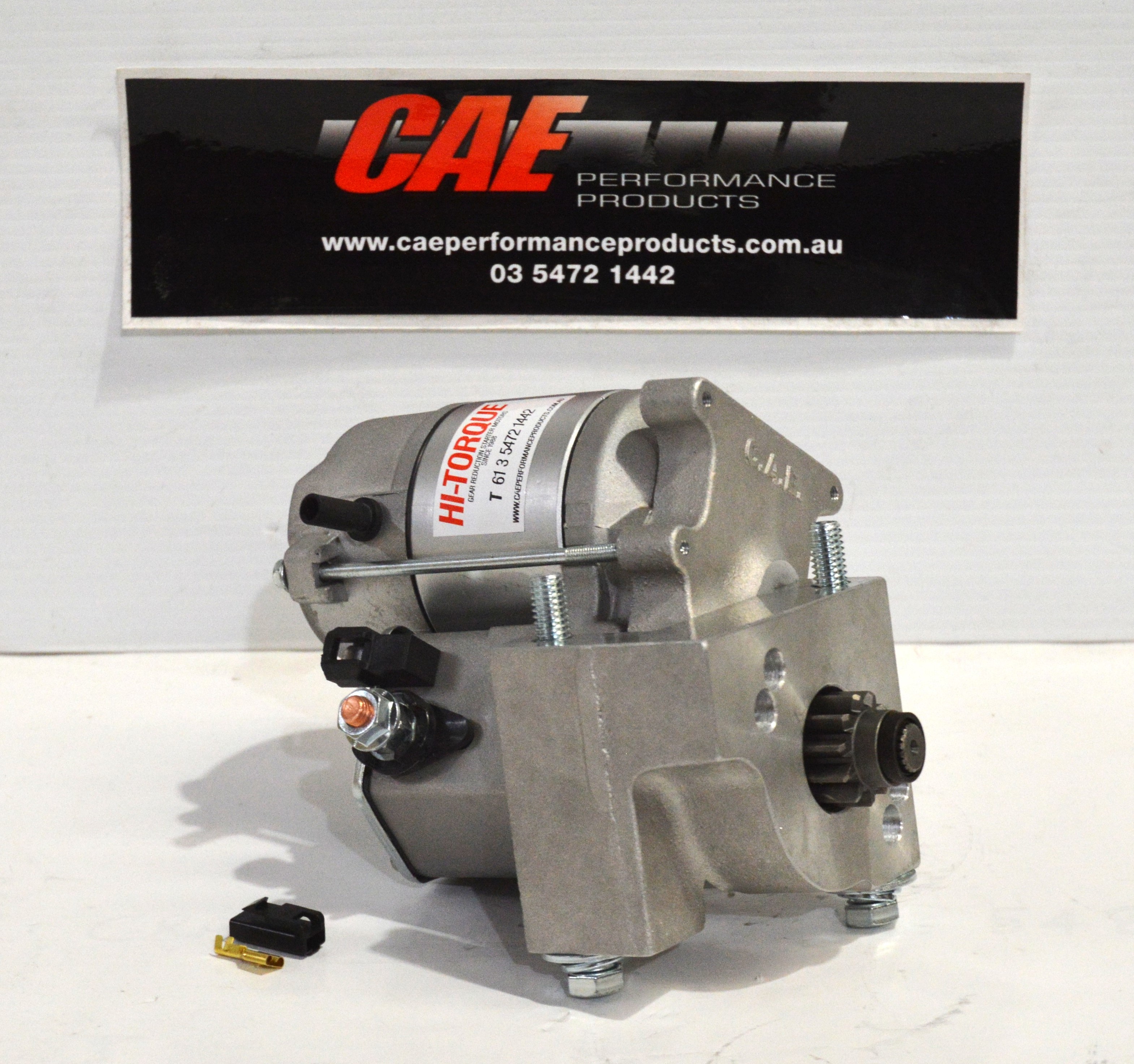 Chevrolet small block and big block starter motor with offset bolt pattern. Will only suit 11" 168 tooth ring gear/flexplate