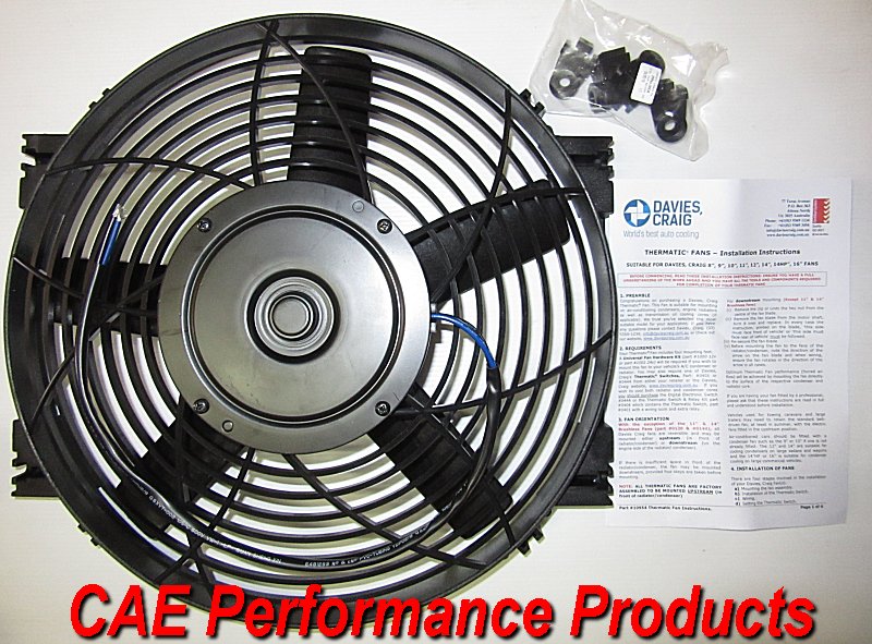 Thermatic Fan Effective cooling for your vehicle 12V 14in. diameter