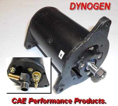 Replacement Lucas C39 Tacho drive generator with an internal 12V 70Amp rated Dynogen