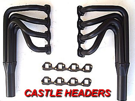 SUITS FORD V8 WINDSOR 289-302 SPRINT CAR 4 INTO 1 DESIGN 1 3/4in. PRIM. 3in. OUTLET. DUAL HEADER ADAPTOR PLATES
