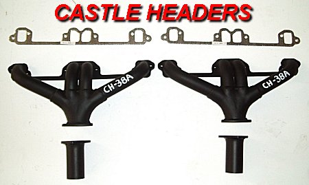 CHRYSLER VALIANT VC. SUIT 318-360 V8 BLOCK HUGGER STYLE 1 5/8in. PRIM.