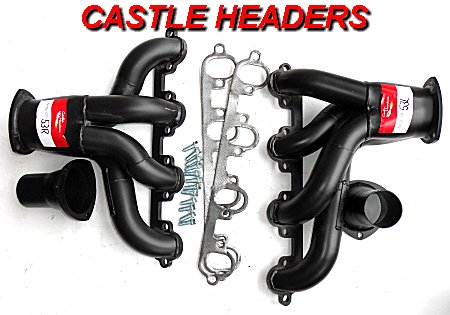 FORD 428-460 BIG BLOCK HUGGERS 2in PRIMARIES 3 1/2in - 3bolt FLANGE OUTLET