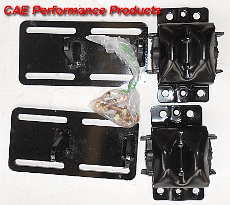 CHEVROLET C10 & C20 with LS1-2-3 Engine Conversion. Kit includes Engine Mount Base Plate and Rubber Mount