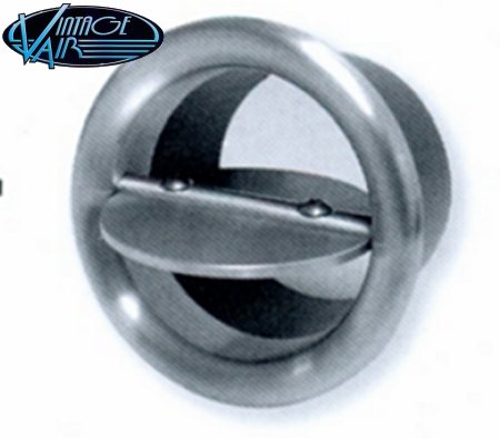 Venturi all Aluminium machined louvre Thru-Dash mount louvre 2.875in. dia for 2.5in. hose