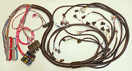 (Change Over) Engine Management loom to suit Chev LS-1 Engines with Auto Trans with provision for A/C. ORIGINAL LOOM REQUIRED FOR REWORK.