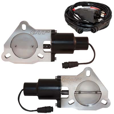 Standard Electronic Cutout Kit for dual exhaust - sizes 3in