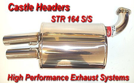 COMMODORE VE V6 & V8 6lt Sedan 2.5in. RH Rear Megaflow Muffler
