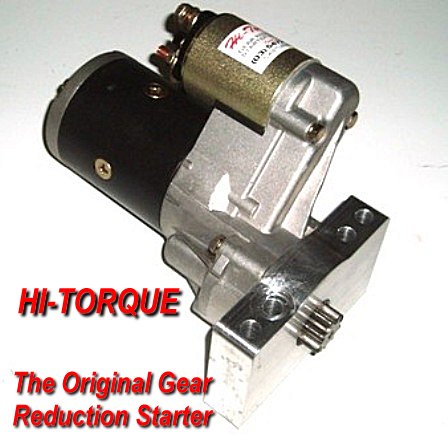 HI TORQUE GEAR REDUCTION STARTER MOTOR TO SUIT HOLDEN COMMODORE VB VC VH VK VL VN VP VQ VR VS - SMALL BLOCK CHEVROLET V8 ENGINE CONVERSION