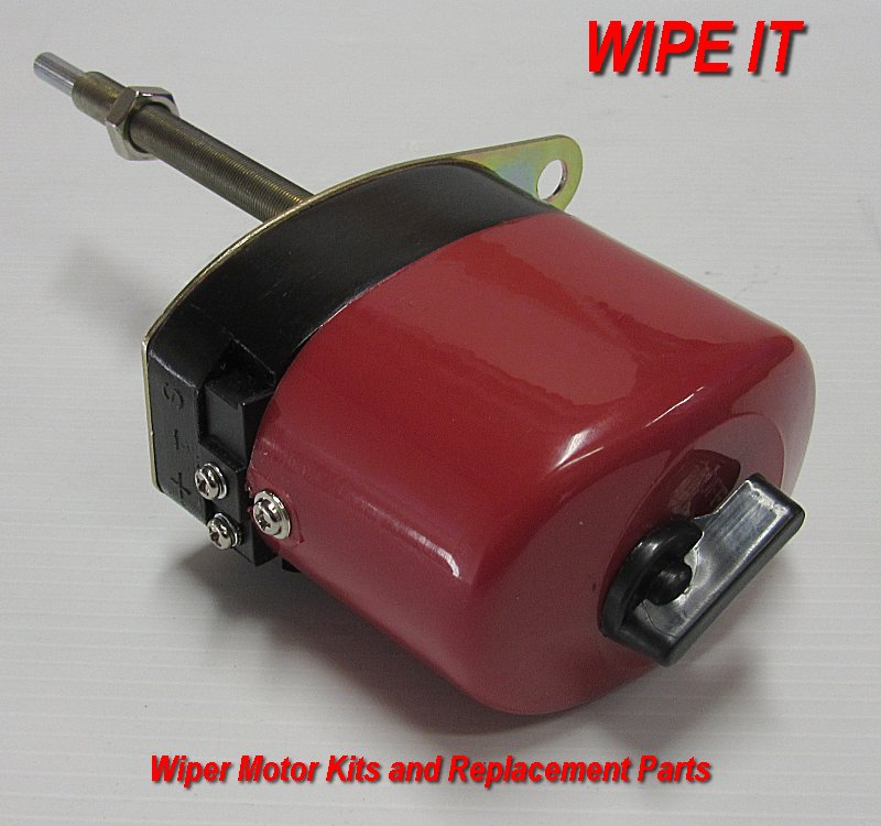 Light duty single arm 12v wiper motor 110Deg. Sweep