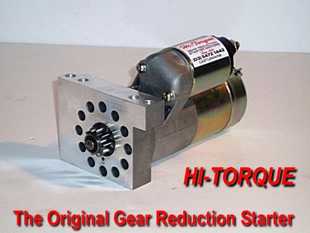 Chevrolet Hitachi style Starter Motor. This is the smallest Chevrolet starter in our range and is designed to fit the tightest applications. Full 360 degree rotation on end block. Suit 153-168 tooth flywheels. 1.9HP / 1.4KW