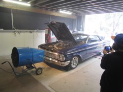 The XP has a 360cu.in. Windsor engine with twin turbos.
