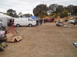 Castle automotive enterprises in conjuction with Castlemaine Rods held their fist annual combined swap meet- dyno day