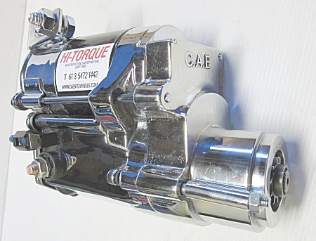 Chrome plated version of the Chevrolet LS1-2-3 engines LHS conversion starter