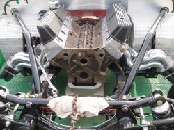 COBRA fitted with V8 427 FE Ford engine. Custom Headers built at Castle Auto Enterprises. Coating by JET-HOT Australia