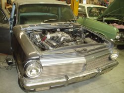 EH Holden Ute fitted with Toyota Lexus V8. All headers and exhaust system - Steering column mounts - EFI wiring - Brakes done by C.A.E.