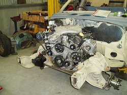 3.5Lt Alloytec Engine and manual trans in a HQ-WB Holden 1 tonner. C.A.E. supplied custom sump - engine mounts - transmission tunnell - complete wiring to suit engine - electric speedo and tacho conversion.